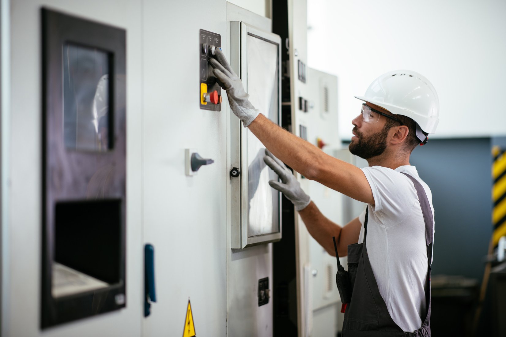 Industrial Technician Operating in Power Substation